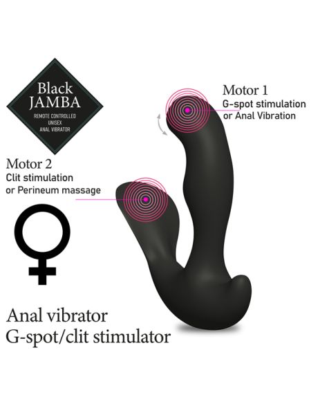 FeelzToys - Black Jamba Anal Vibrator - 4