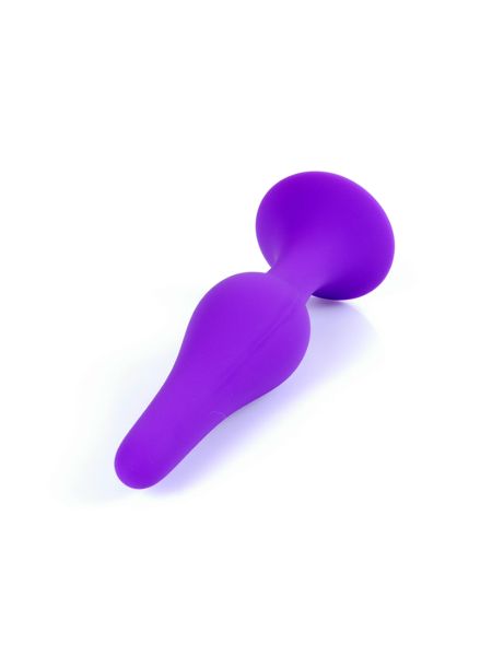 Korek analny plug silikonowy przyssawka 10cm sex - 3