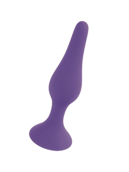 Korek analny plug silikonowy przyssawka 11cm sex