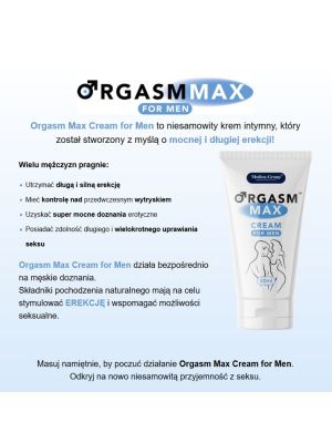 Krem na erekcje przedłużający orgasm max 50ml - image 2